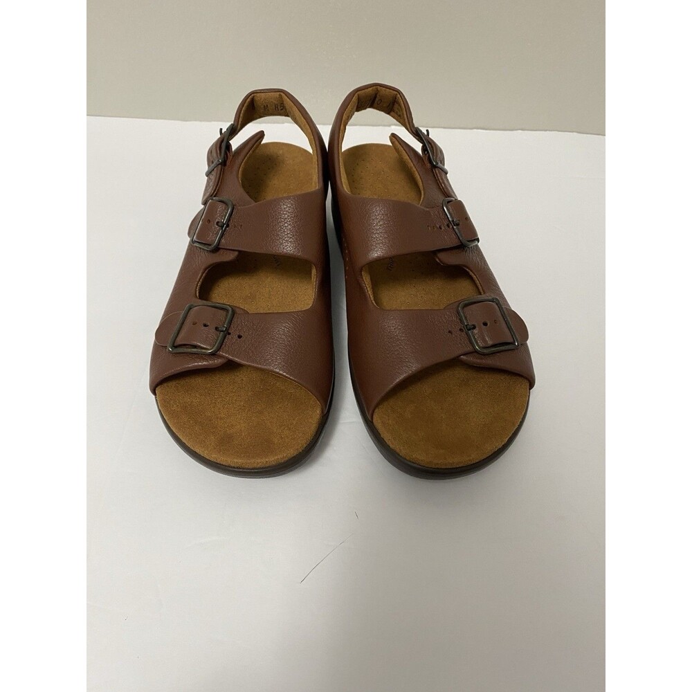 SAS Women’s  Relaxed Comfort Leather Sandals Amber New Size 8